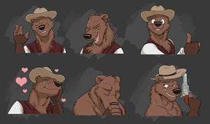 Commission: Elijah's Expression Sheet