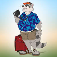 Commission: Rocky's Touristy Outfit