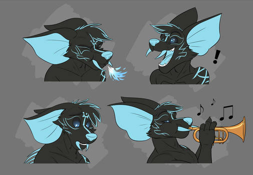Commission: Rhazien's Expression Sheet