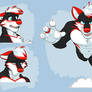 Commission: Michi Husky's Expression Sheet (#2)