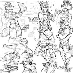 Commission: Booster's Sketch Page