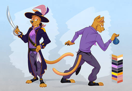 Commission: Felix 'Whiskers' Fitzgerald Ref Sheet