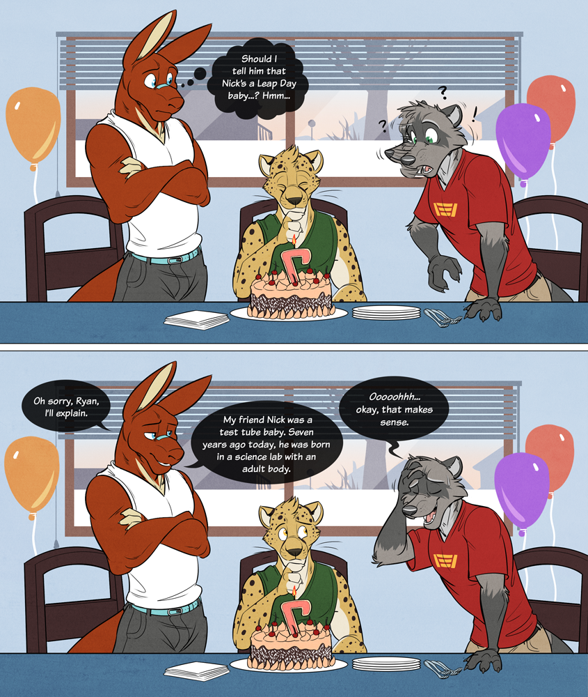 Little Runt Temiree Deviantart Leap Birthday (Comic) by Temiree on DeviantArt