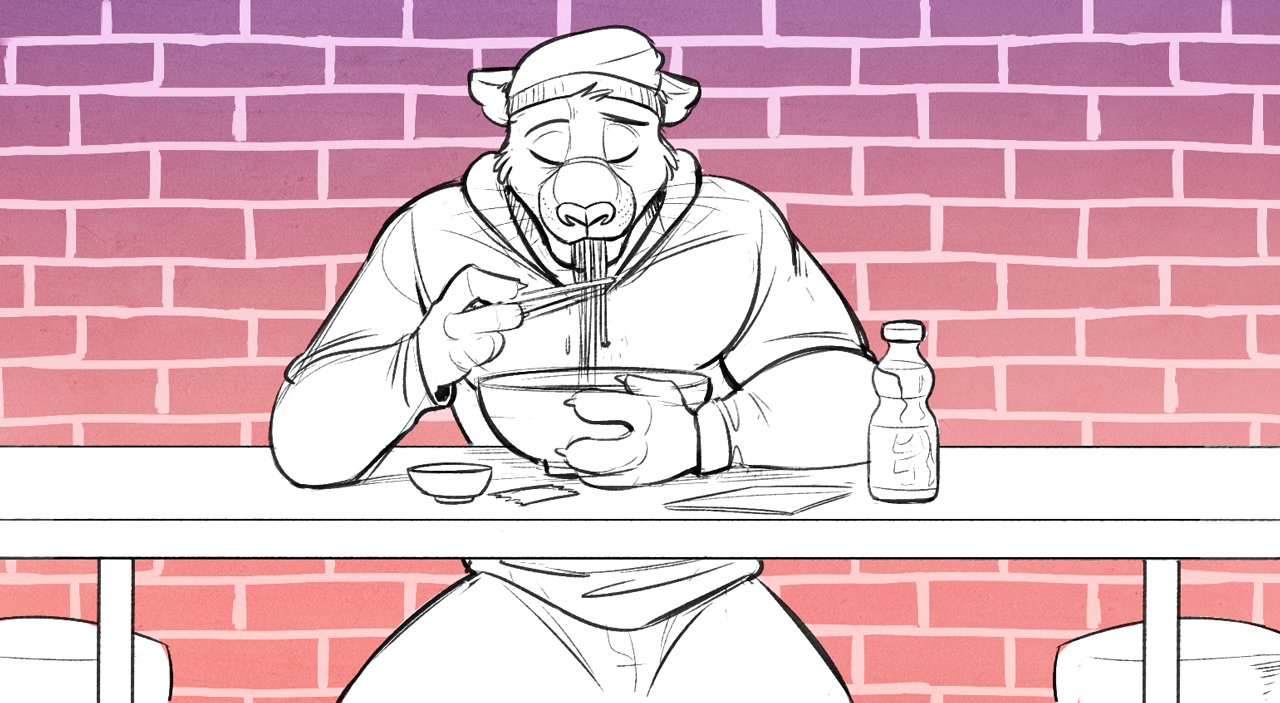 Shadow Man Eating SLURRRRP! (Shadow Eating Ramen) by Temiree on DeviantArt