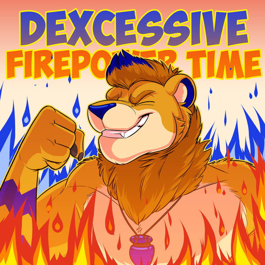 Fireport Sticker Comm: Dexter's dExcessive Firepower Time Sticker by Temiree on DeviantArt