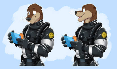 Commission: Temiree's Scuba PNGTuber (Land)
