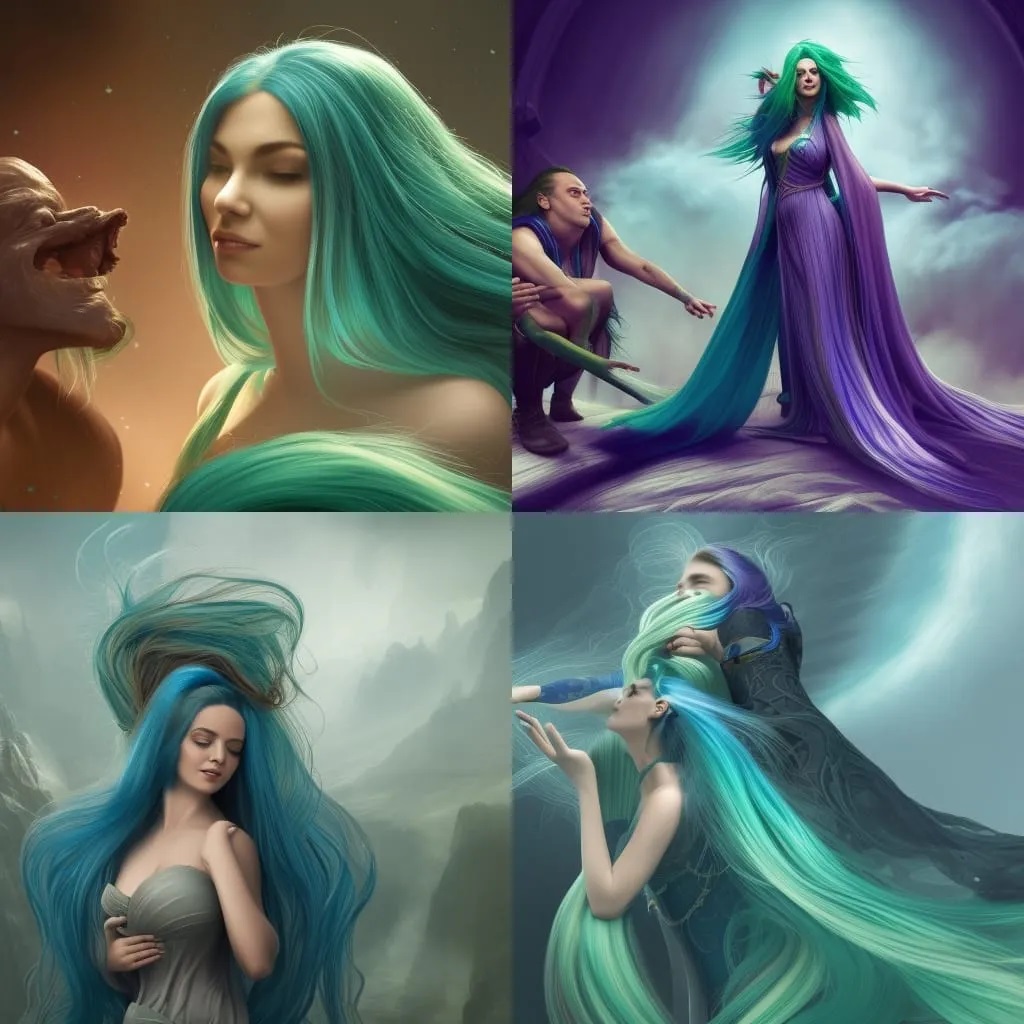 Gren Hair Lady by john7890246 on DeviantArt