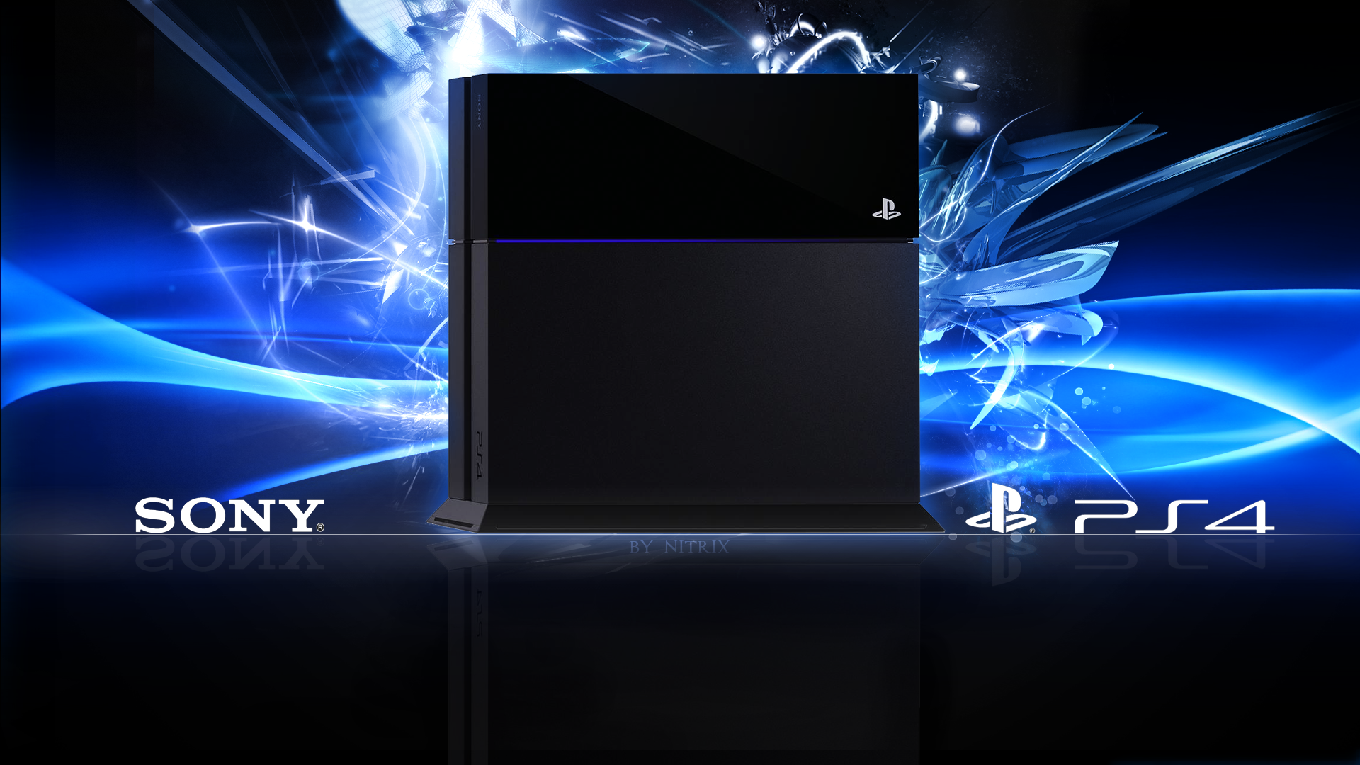 Abstract PS4 Wallpaper by nitr1x on DeviantArt