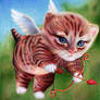 Cupid Kitten - Ballpoint Pen - St Valentine's Day