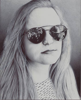 Sunglasses Girl - Ballpoint Pen