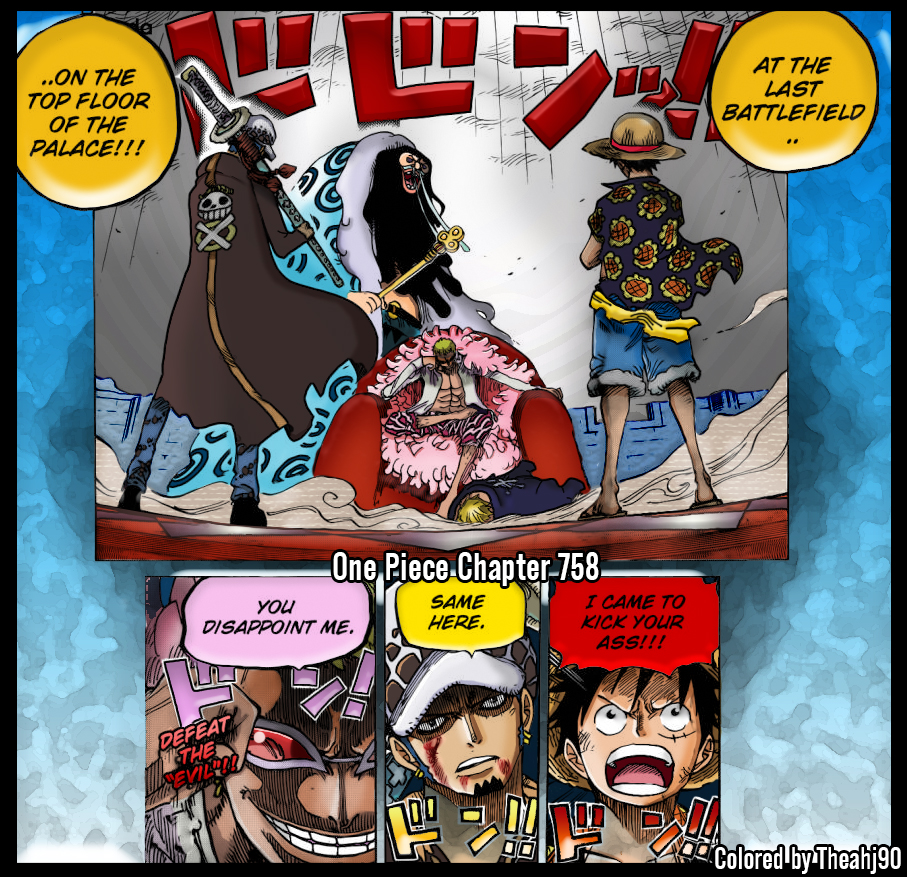 One Piece Chapter 758 Defeat the Evil