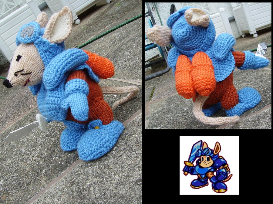 Rocket Knight cuddly toy pic2