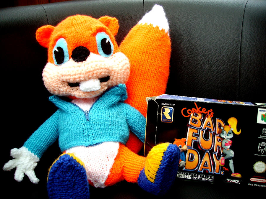 Conker cuddly toy