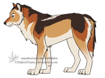 Wolf Design For Falon-pride by MatrixPotato