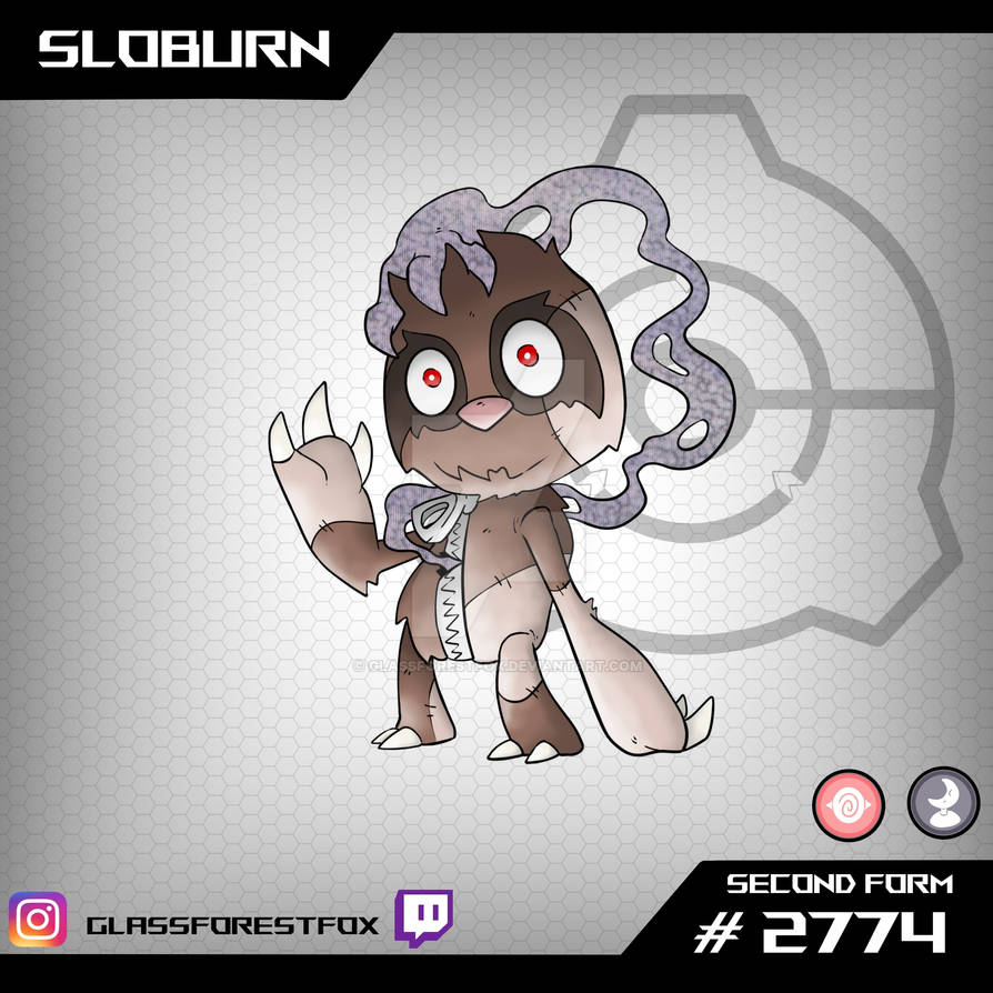 Sloth Scp Sloburn! (inspired by SCP 2774) by GlassForestFox on DeviantArt