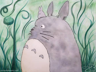 Totoro watercolor