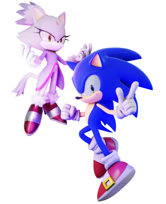 Unfinished Sonic Rush render by Stixstixy on DeviantArt