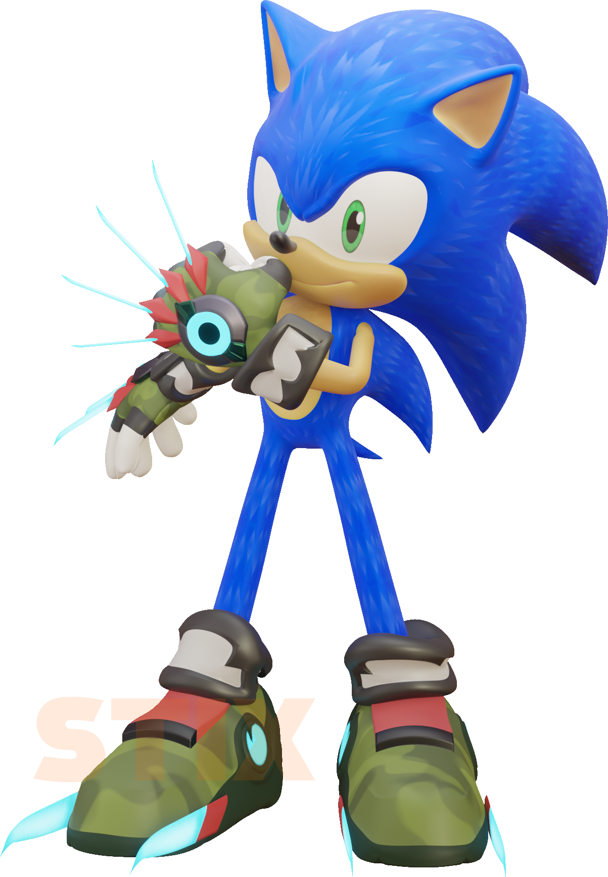 Sonic Prime Render by Nibroc-Rock on DeviantArt