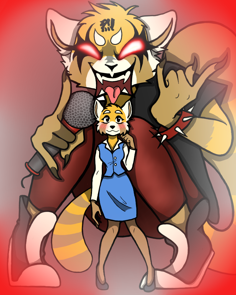 AGGretsuko Fanart by BlackWolves Anime on DeviantArt