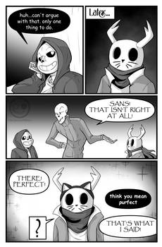 Hollowtale Side Comic - The Knight = Cat? 6-6