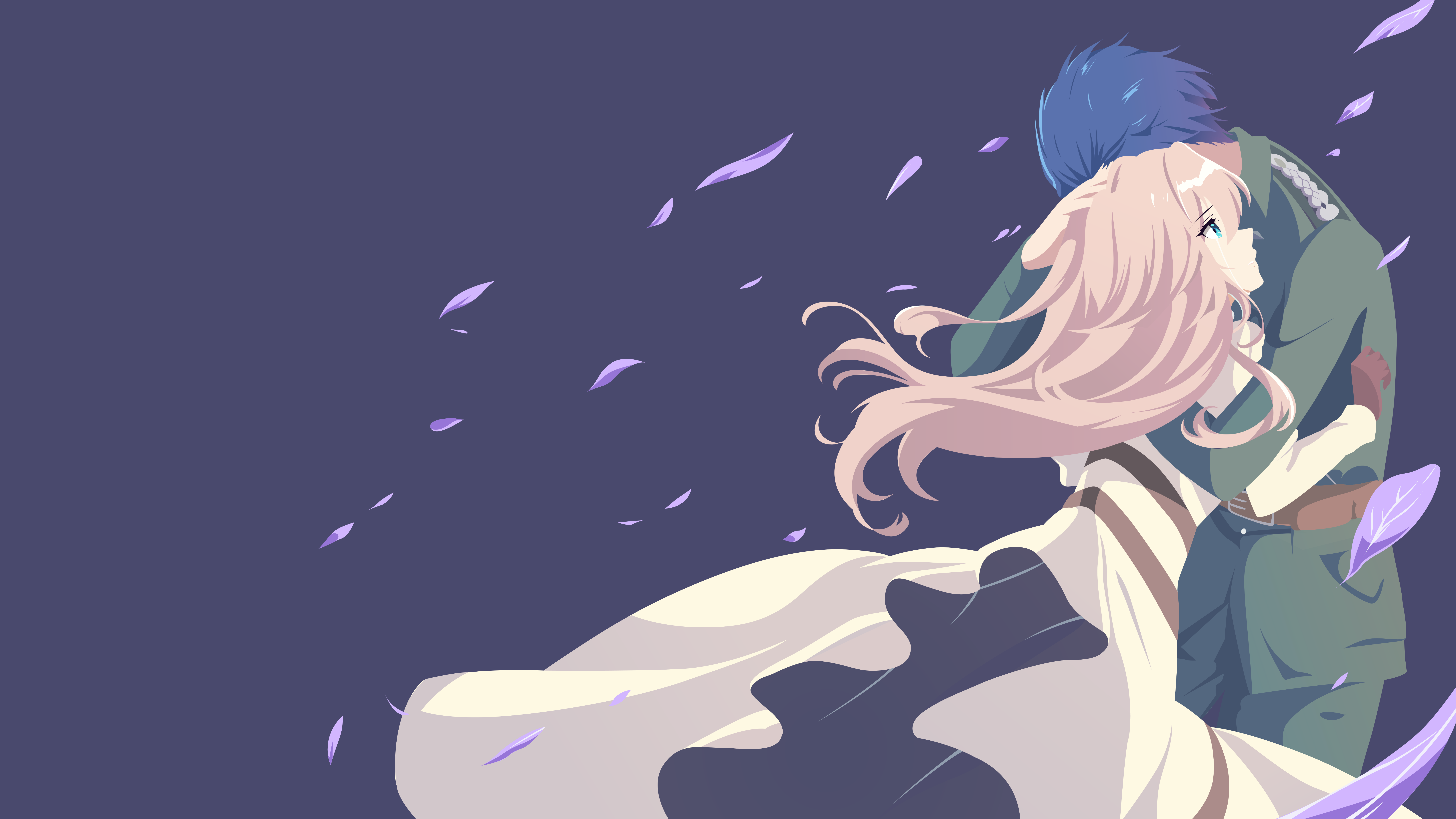 Violet Evergarden - Minimalist Wallpaper by Daynrod on DeviantArt