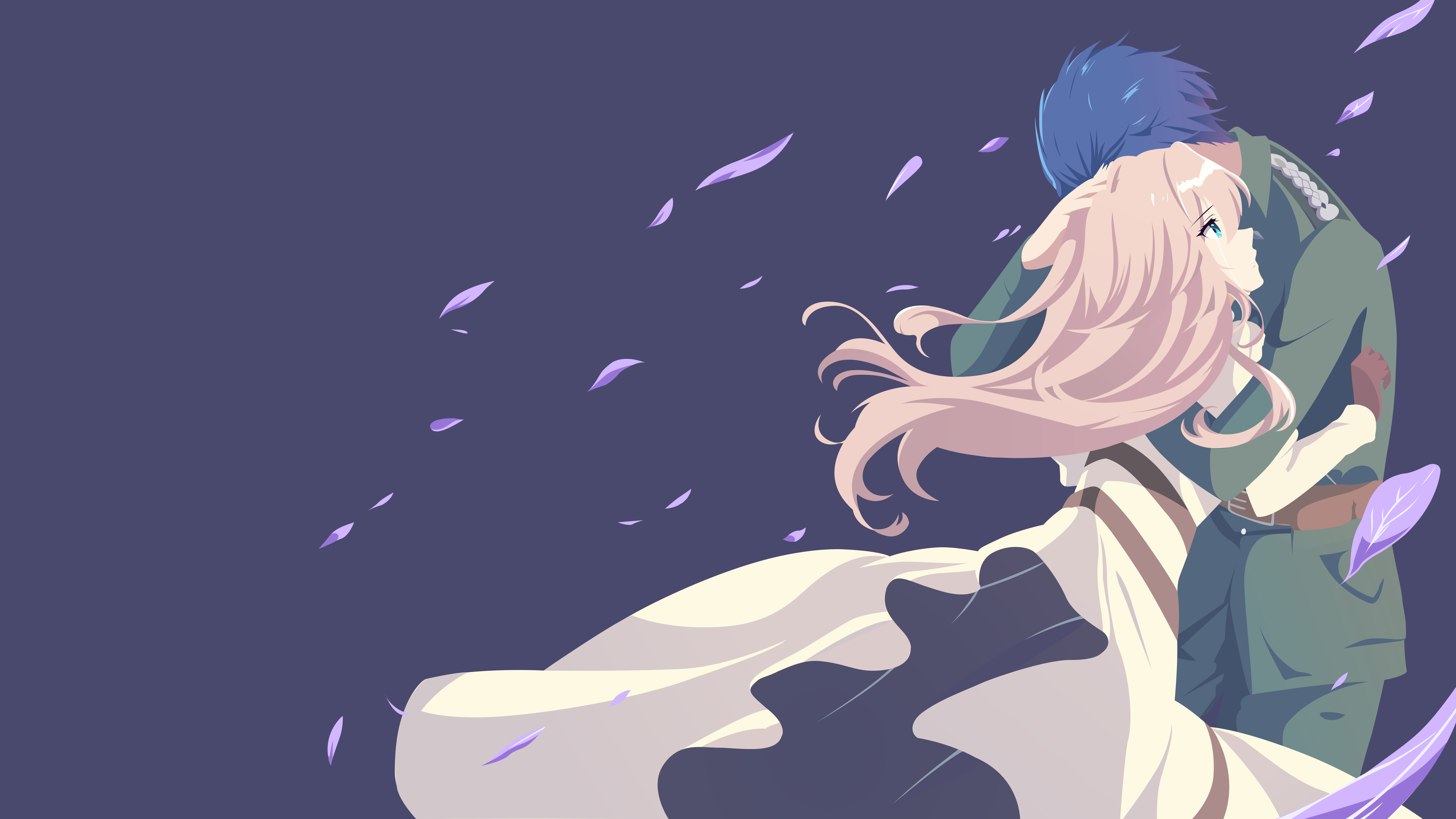 Violet Evergarden - Minimalist Wallpaper