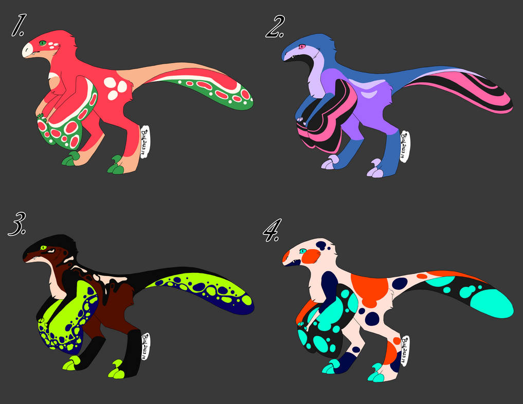 Cartoon Raptor Feathers Feathered Raptor Adopts 2 (open) by BirdMythicana on DeviantArt