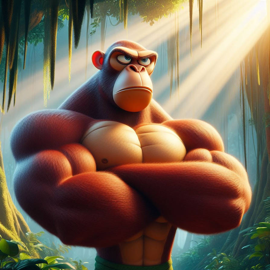 Red Rally Monkey Red Monkey - 01 by KotBels on DeviantArt