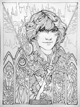 Pagan Holiday 3: Samhain LINEART