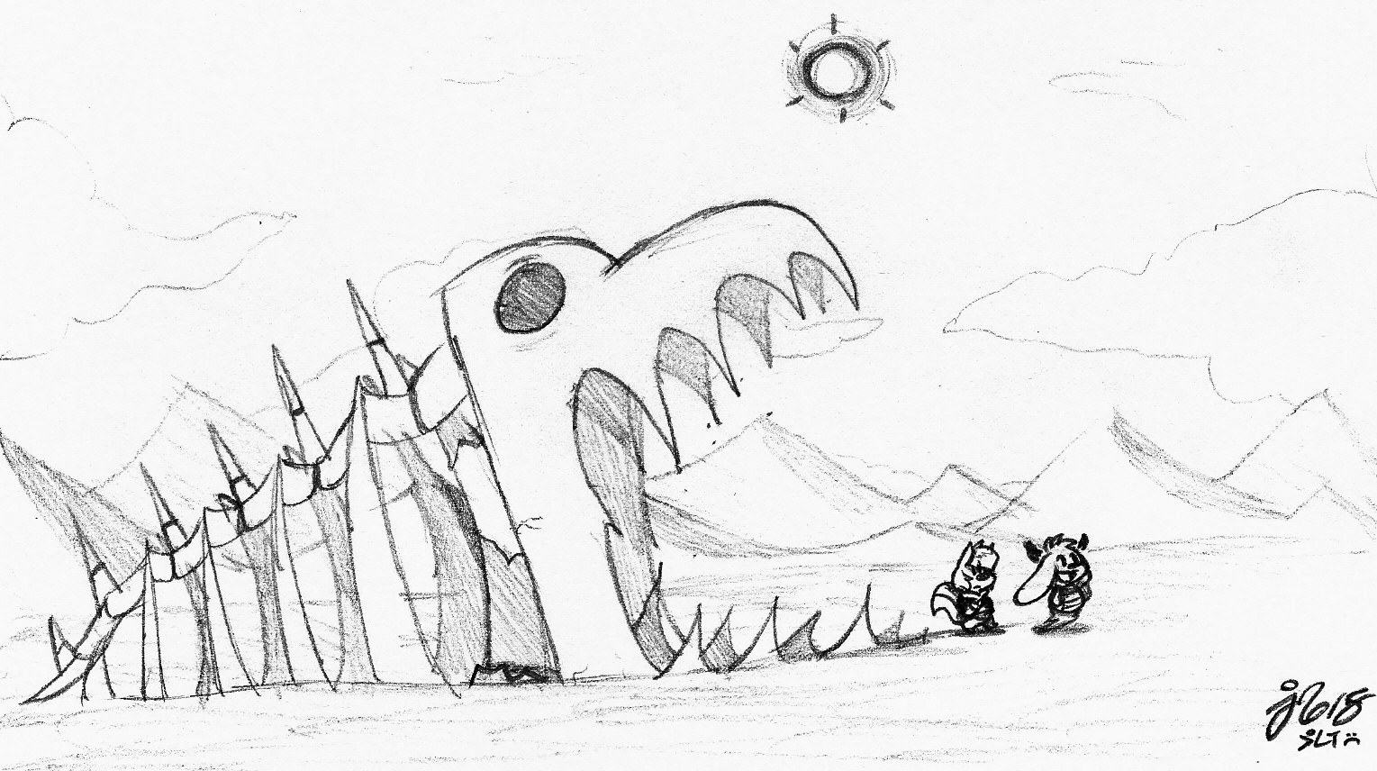 SKETCH - Our Little Desert