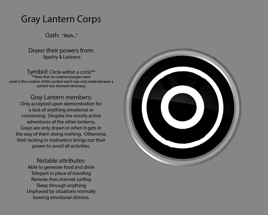 Gray Lantern Corps By Cartman2k86 On DeviantArt.