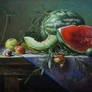 The fruits on the table