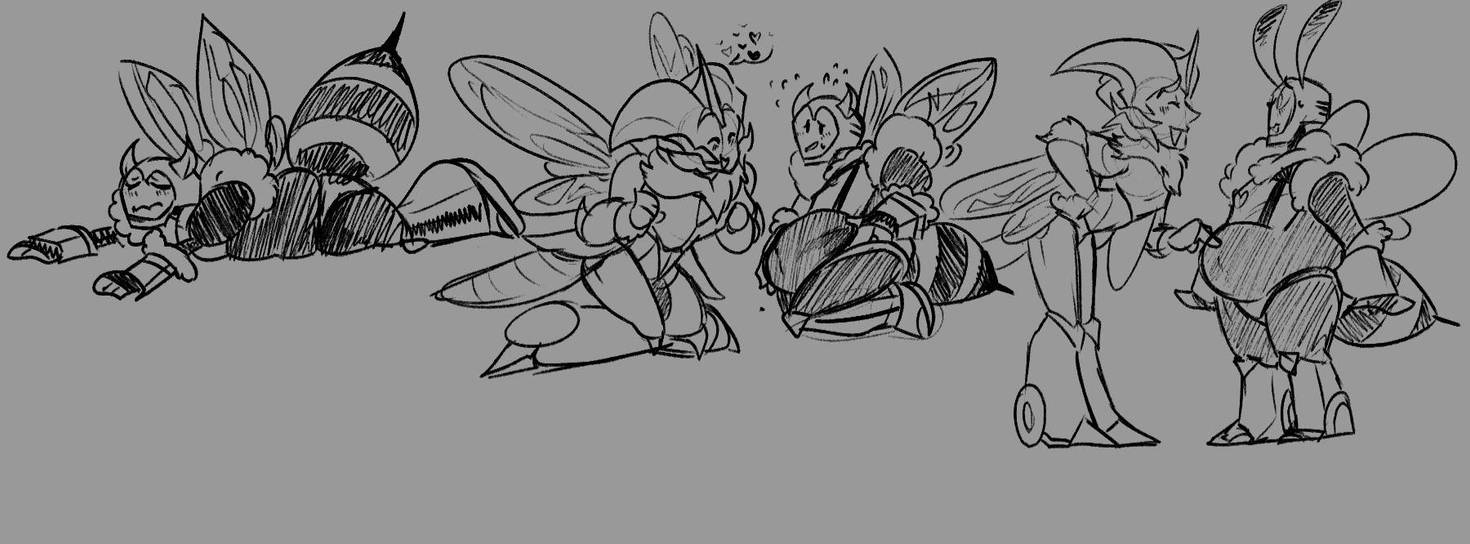 Chumpy Bee chubby bee by Lunarzy on DeviantArt