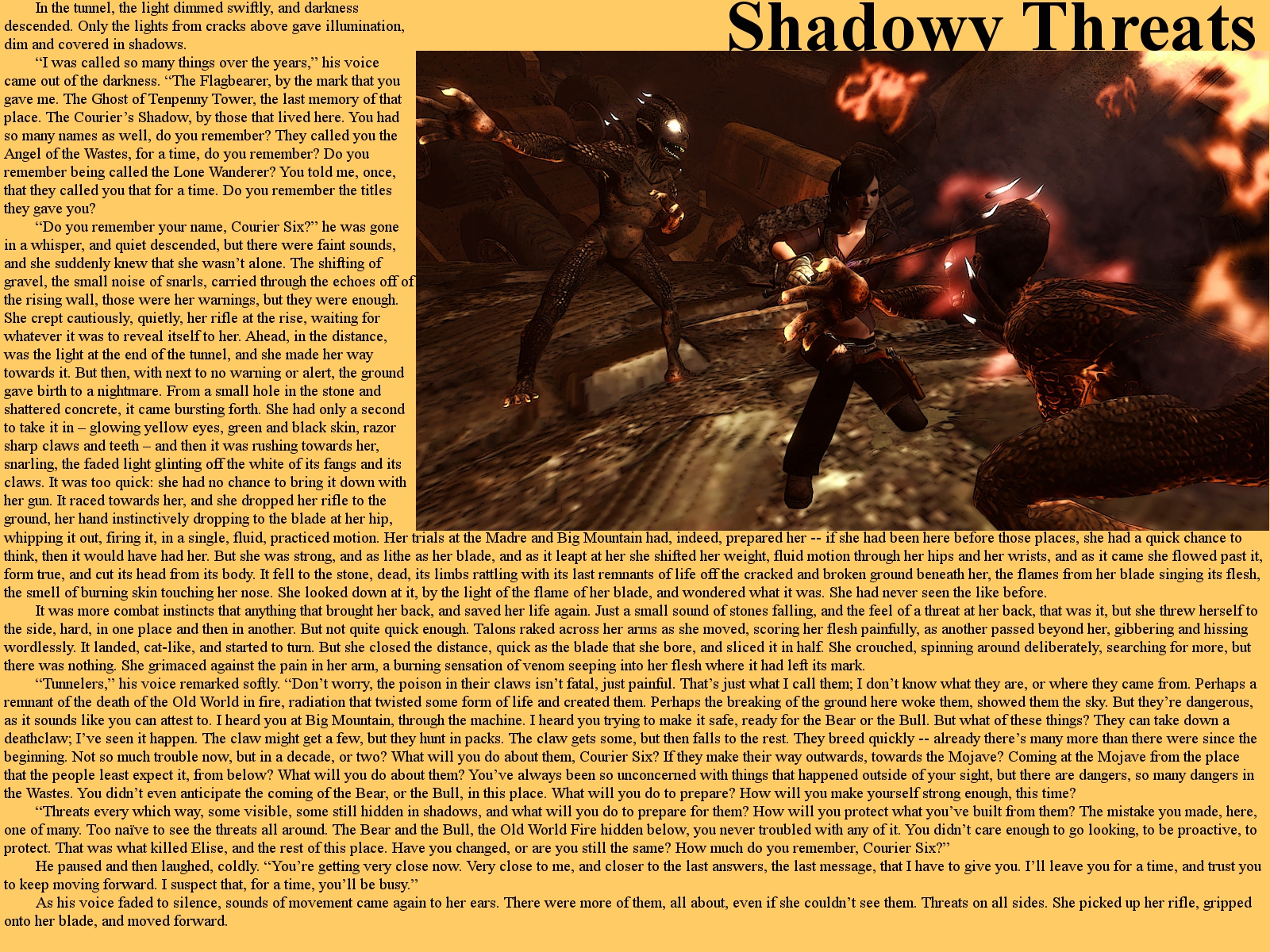 Page 8: Shadowy Threats