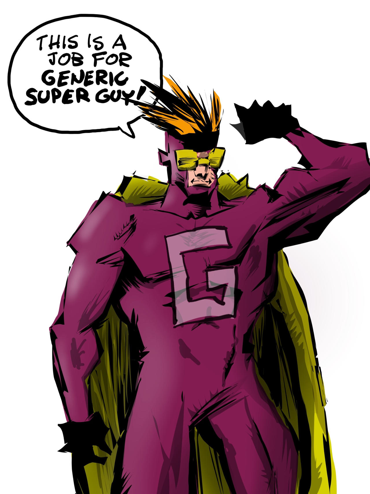Generic Super Guy by EddieChingLives on DeviantArt