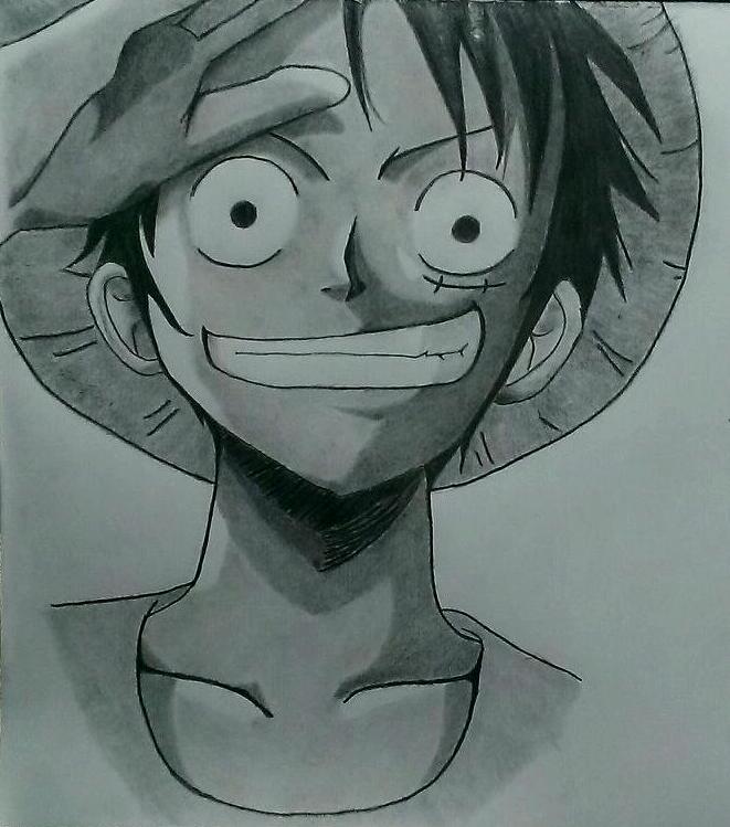 Monkey D Luffy One Piece Pencil Drawing By Onepiece Art On Deviantart