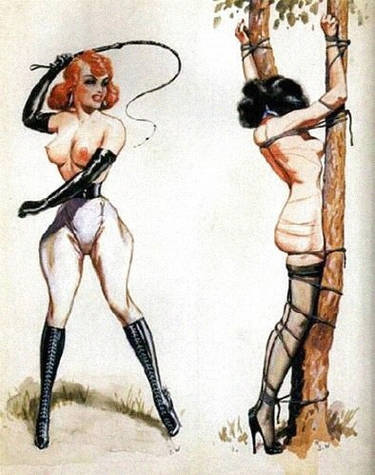 Poor naked female slaves being whipped by qweraec on DeviantArt