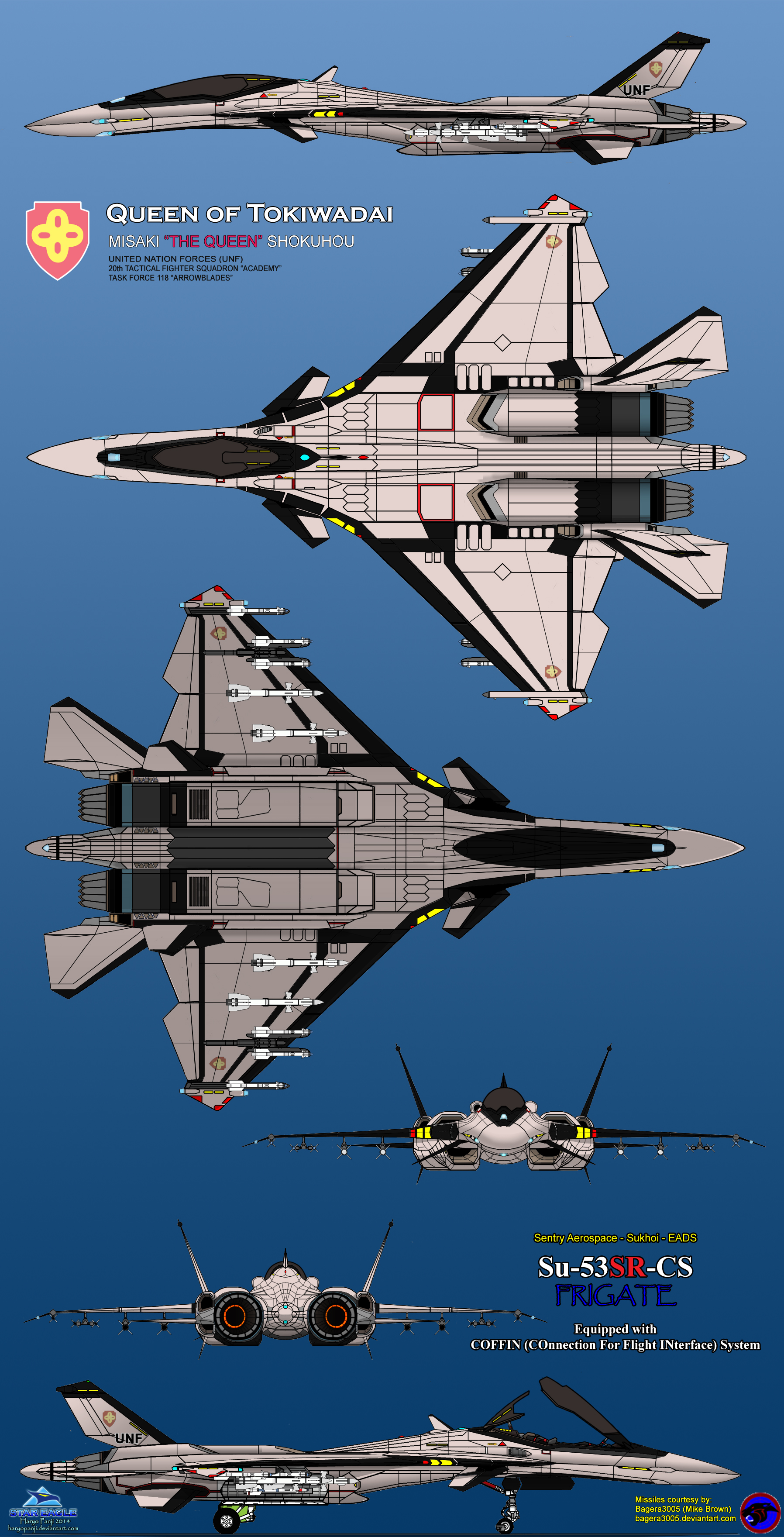 Su-53SR-CS Frigate Queen of Tokiwadai