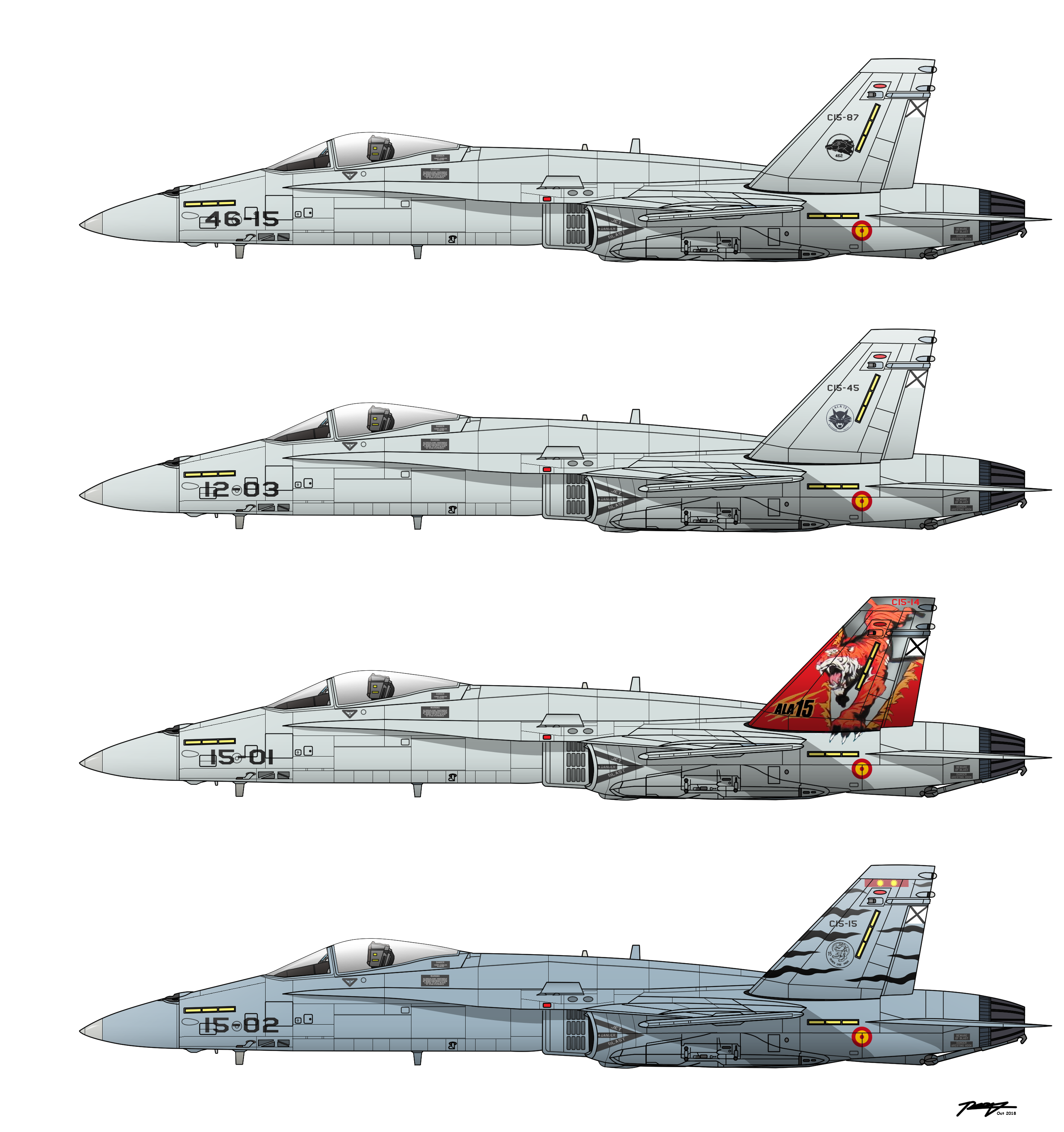 Mcdonnel Douglas Ef 18a Side Views By Haryopanji On Deviantart Mcdonnel Douglas Ef 18a Side Views By Haryopanji On Deviantart
