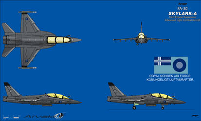 Arvakr FA-30 Skylark-A - Fighter Attack variant