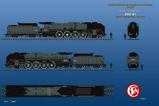 Class 241-A-58 Steam Locomotive