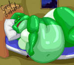 Lady Frog is getting ready for winter: part 3 (2)