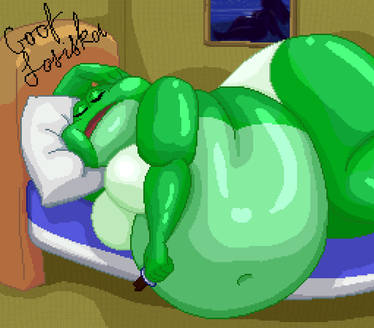 Lady Frog is getting ready for winter: part 3 (2)