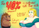 40% discount is extended till Nov 12th by GoofSosiska