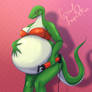 Redrew the inflated lizard