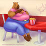 Just sippin' a milkshake
