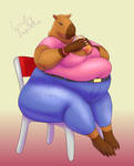 Just sippin' a milkshake (tableless alt) by GoofSosiska