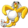 My custom pokemon fusion Ampharos-Lugia 181.249a