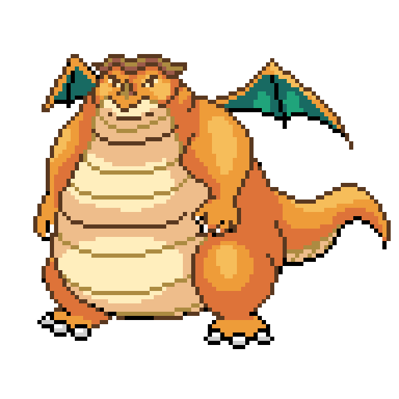 My custom pokemon fusion Dragonite-Snorlax149.143a