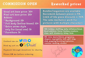 Commission Open: Reworked Prices